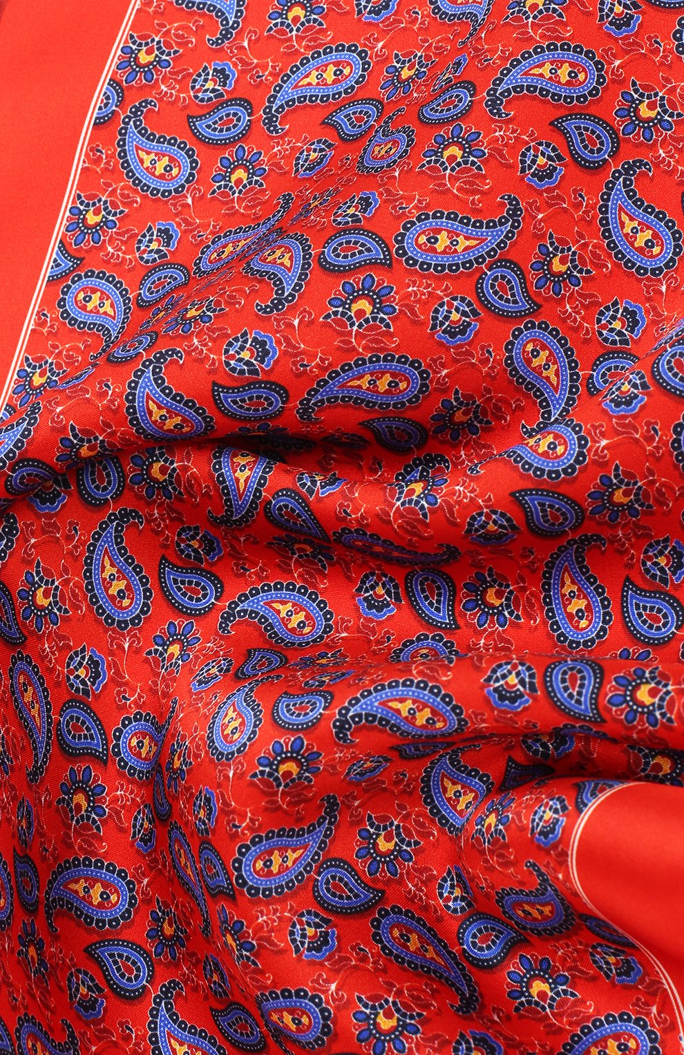 Шелковый платок CANALI красного цвета по цене 7560 руб., арт. 03/HS02761, фото 2 Шелковый платок CANALI, арт. 03/HS02761, фото 2