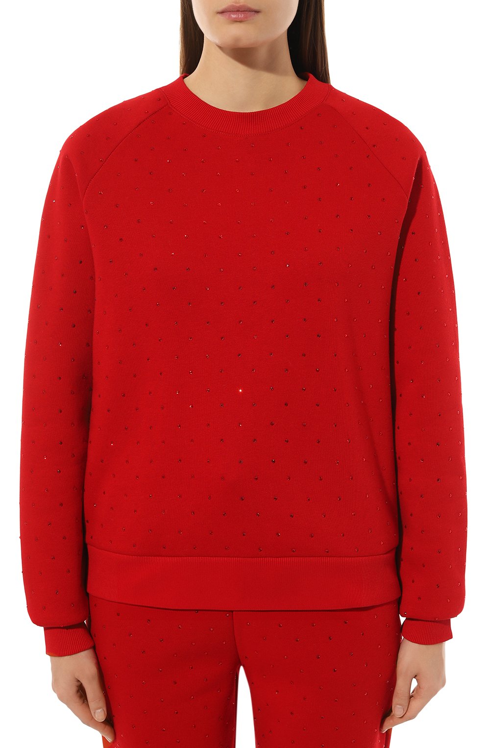 Х лопковый свитшот с отделкой стразами FLASHIN, арт. FF24CRC, фото 3