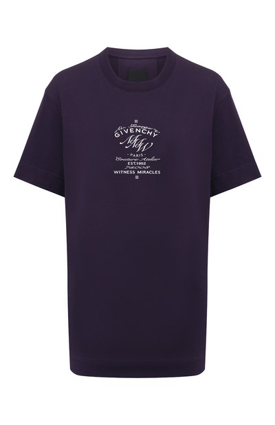 Женская хлопковая футболка GIVENCHY, арт. BW707Z3Z78