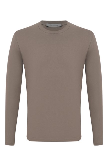 Мужская хлопковый лонгслив CORNELIANI, арт. 26G570-2625022