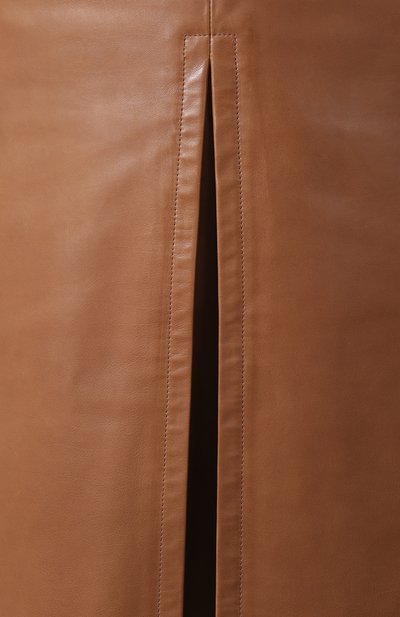 Кожаная юбка BURBERRY, арт. 4560908, фото 5