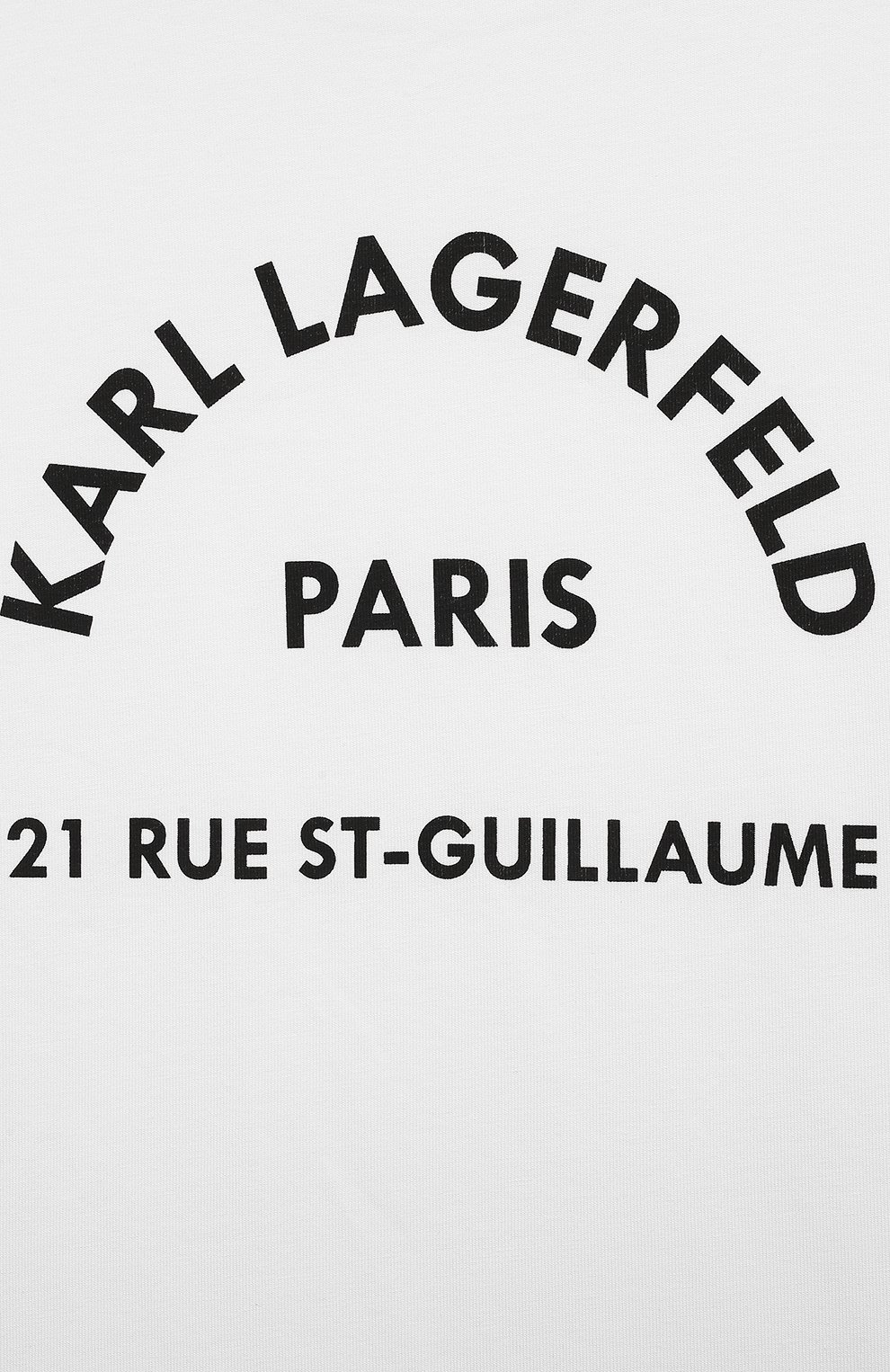 Хлопковая футболка KARL LAGERFELD KIDS, арт. Z30205, фото 3