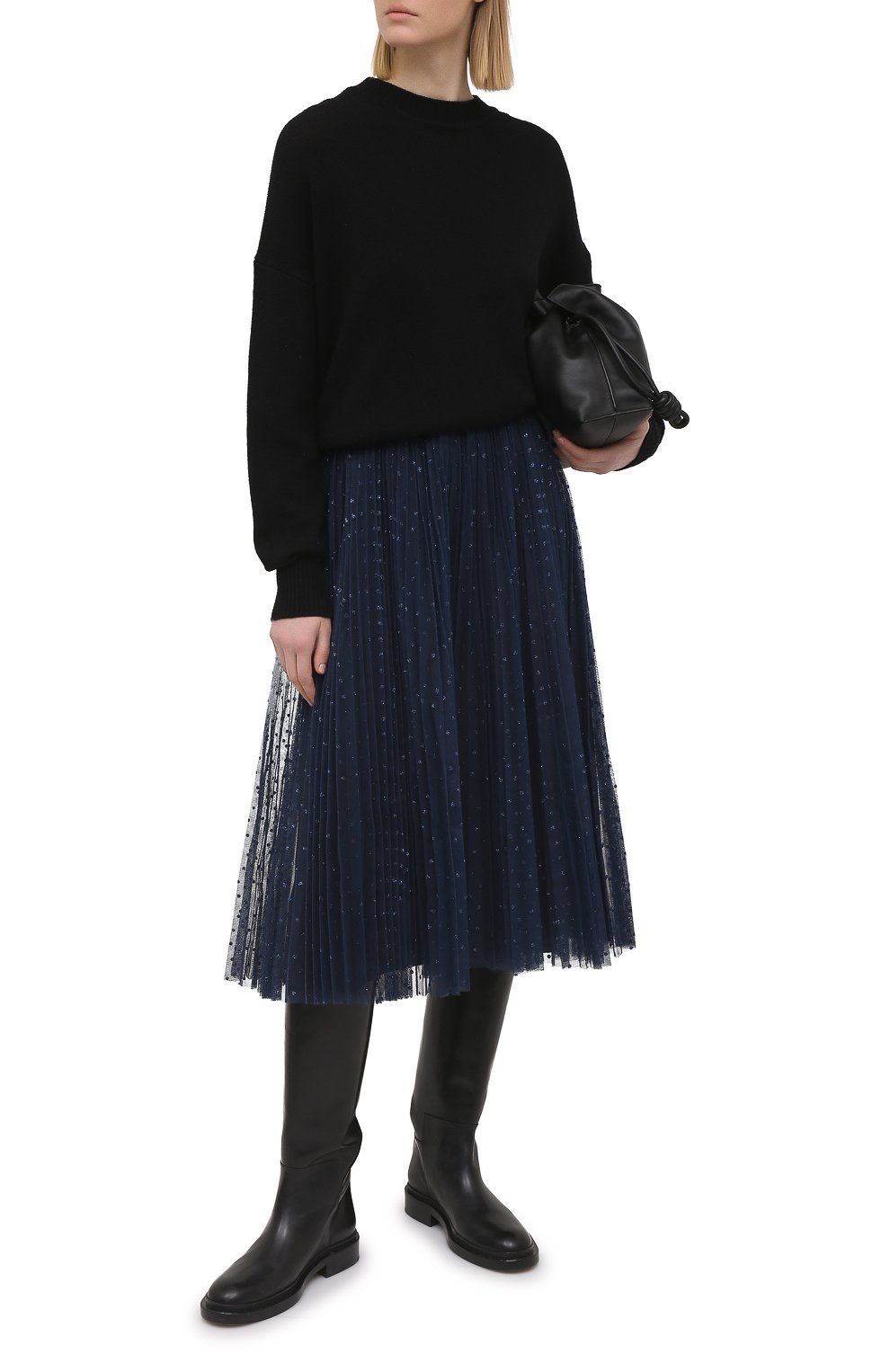 Плиссированная юбка REDVALENTINO, арт. VR3RAC20/5MA, фото 2