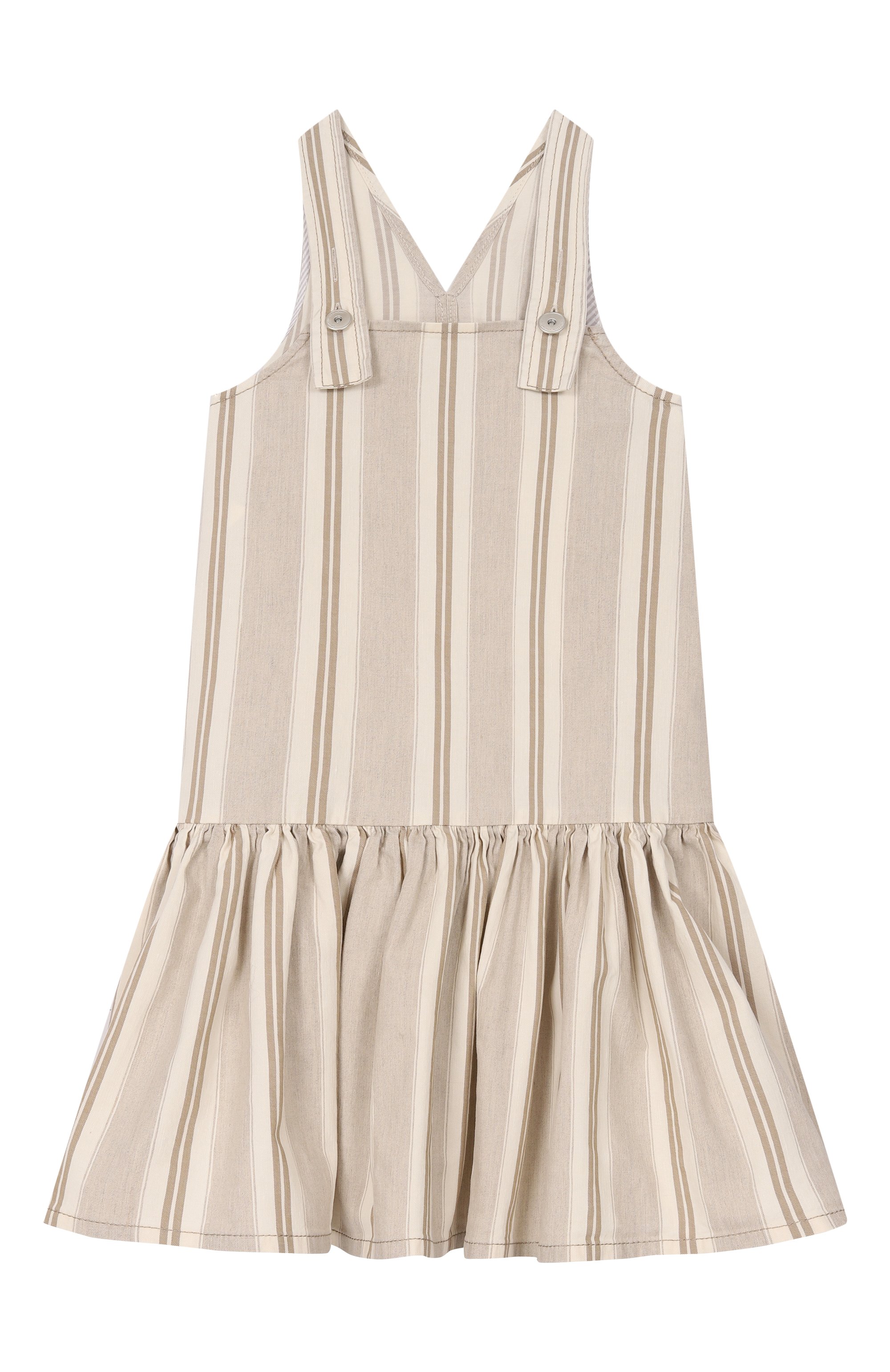 Сарафан из хлопка и льна BRUNELLO CUCINELLI, арт. BL106A330B, фото 2