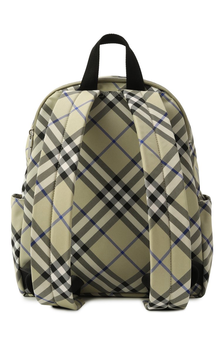 Мужской рюкзак BURBERRY хаки цвета, арт. 8106710 | Фото 6 (Размер: large; Материал: Текстиль; Сумки-технические: Рюкзаки - большие; Стили: Кэжуэл)