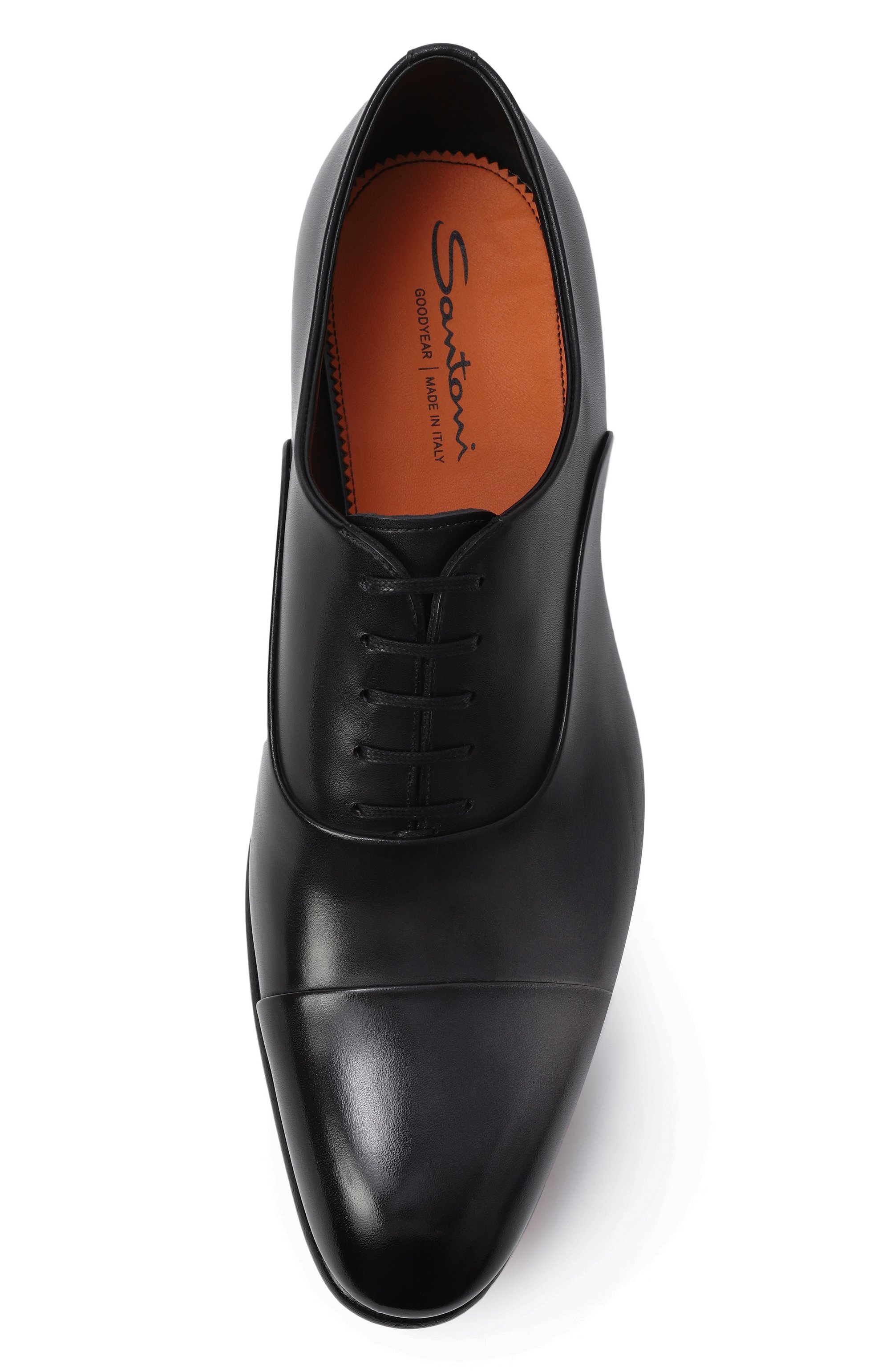 Кожаные оксфорды carter SANTONI, арт. MCCG12621MC1HKLT, фото 6