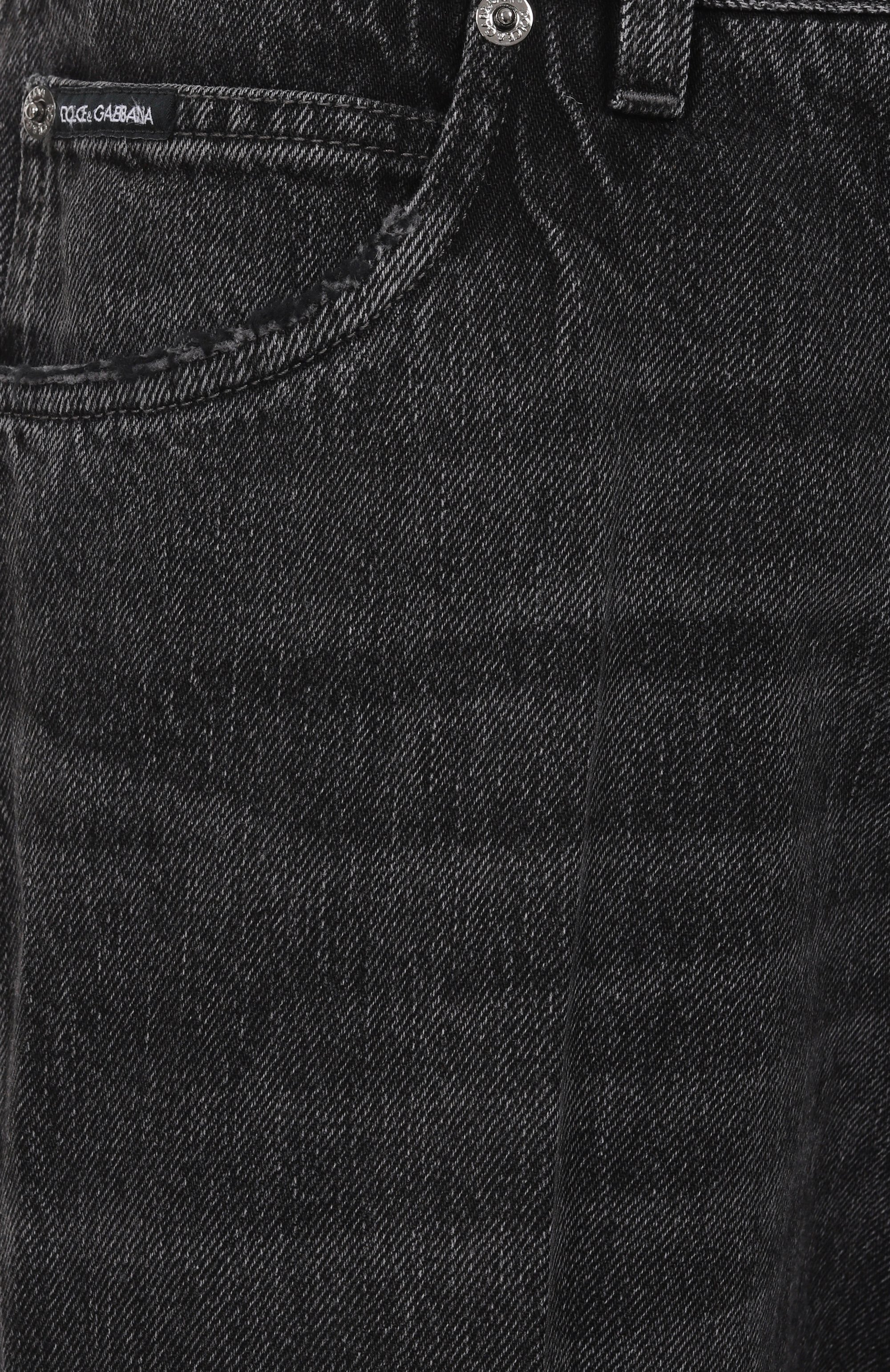 Джинсы over DOLCE & GABBANA темно-серого цвета по цене 108000 руб., арт. GWVNXZ/G8MU8, фото 6 Джинсы over DOLCE & GABBANA, арт. GWVNXZ/G8MU8, фото 6