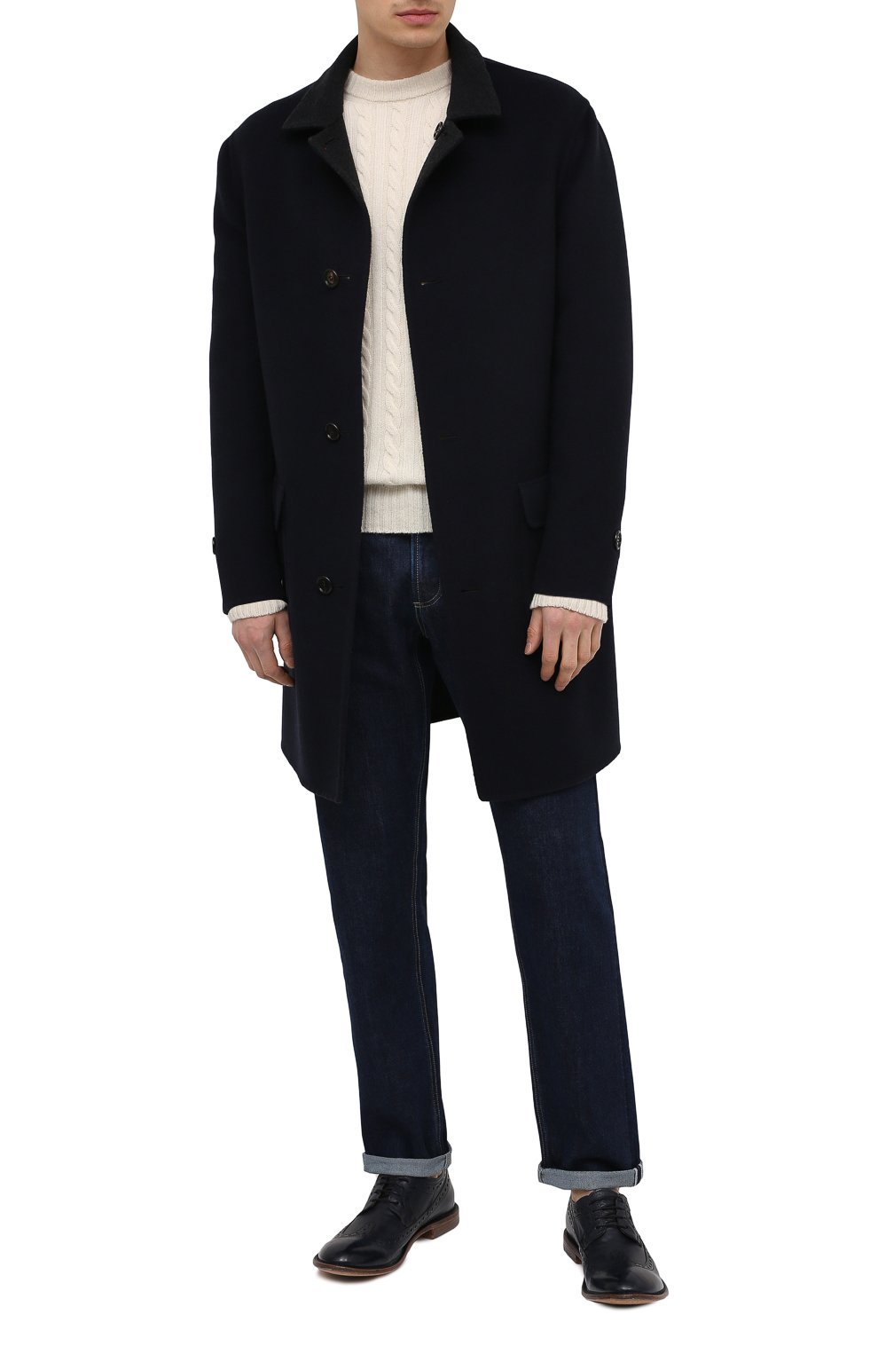 Кожаные дерби MOMA темно-синего цвета по цене 39950 руб., арт. 2AS132-S0, фото 2 Кожаные дерби MOMA, арт. 2AS132-S0, фото 2