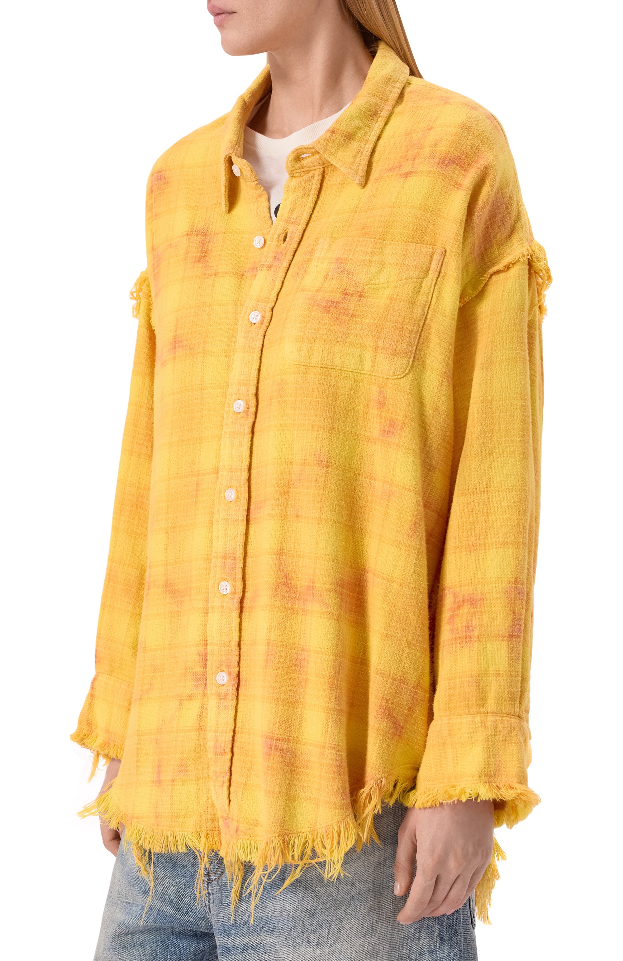 Хлопковая рубашка R13, арт. R13WR075-R778B, фото 3