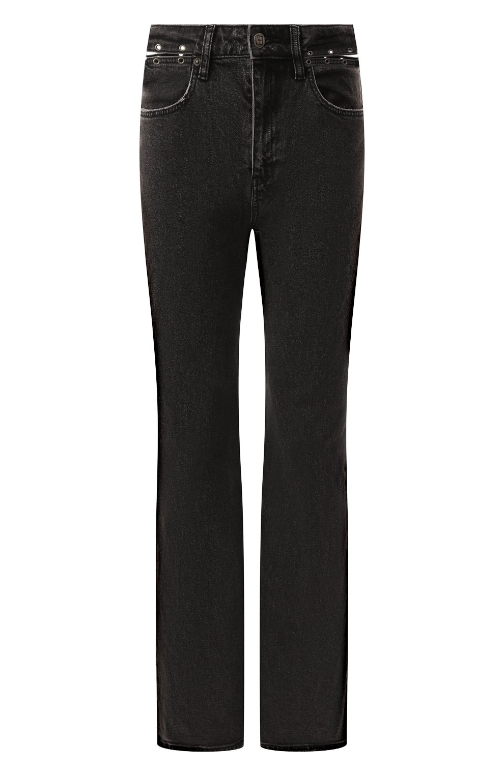 Джинсы KSUBI черного цвета по цене 29050 руб., арт. WFA24DJ013, фото 1 Джинсы KSUBI, арт. WFA24DJ013, фото 1