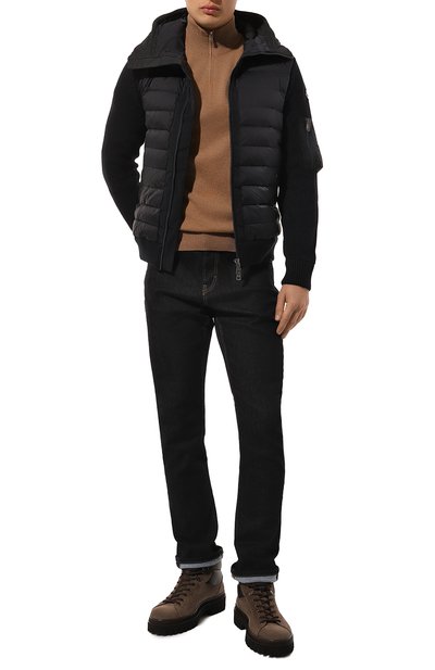 Комбинированный кардиган MONCLER, арт. 9B508-00-A9340, фото 2