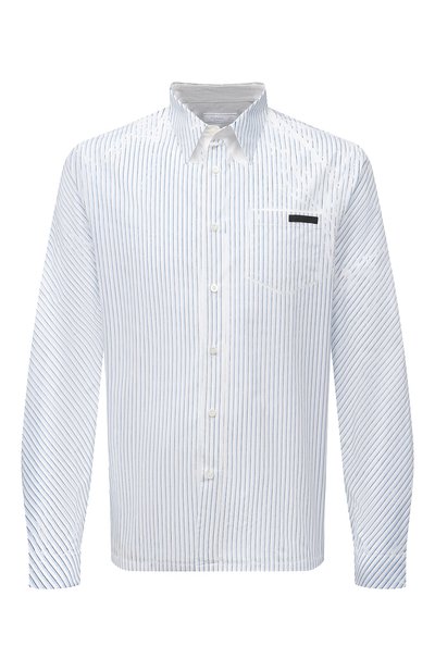 Мужская хлопковая рубашка PRADA, арт. UCN123-1YKG-F0076-192