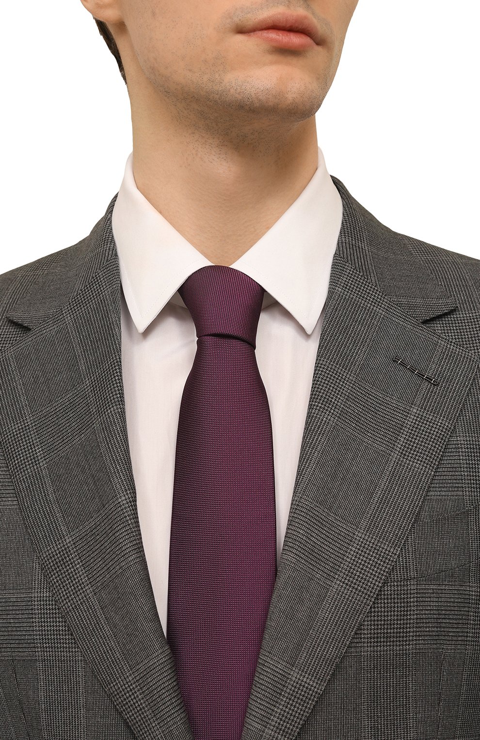 Шелковый галстук CORNELIANI, арт. 91U306-3120302, фото 2