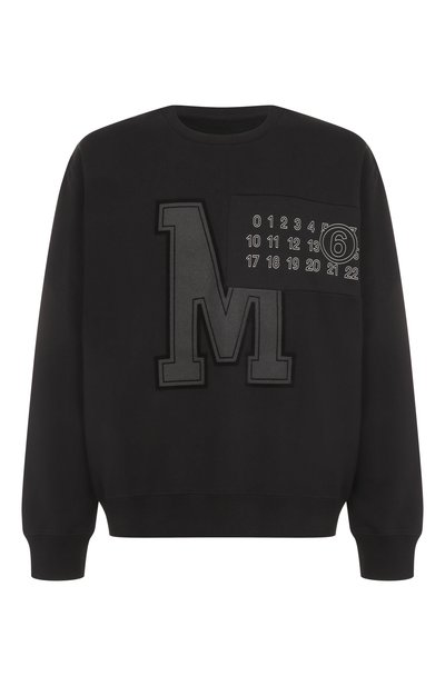 Мужской хлопковый свитшот MM6, арт. SH0GU0029/M25014