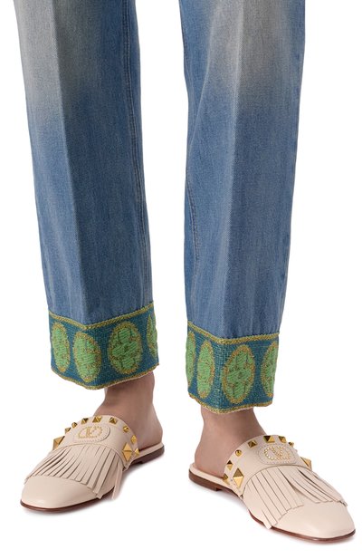 Кожаные сабо plaster caster VALENTINO, арт. 6W2S0LP4/EUX, фото 3