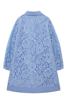 Детское платье ELIE SAAB JUNIOR голубого цвета, арт. EFAB004 TS0661/14A-18A | Фото 2 (Драгоценные камни: Проставлено; Рукава: Длинные; Материал внешний: Синтетический материал; Материал сплава: Проставлено; Материал подклада: Вискоза; Девочки Кросс-КТ: Платье-одежда; Случай: Формальный; Ростовка одежда: 16 лет | 164 см, 13 - 15 лет | 158 см)