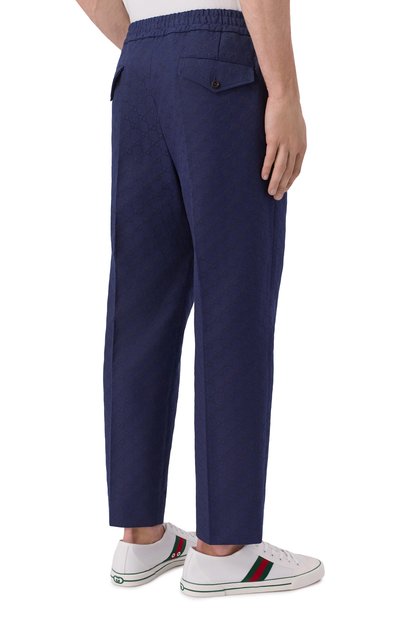 Хлопковые брюки GUCCI, арт. 698725/Z8A1M, фото 4