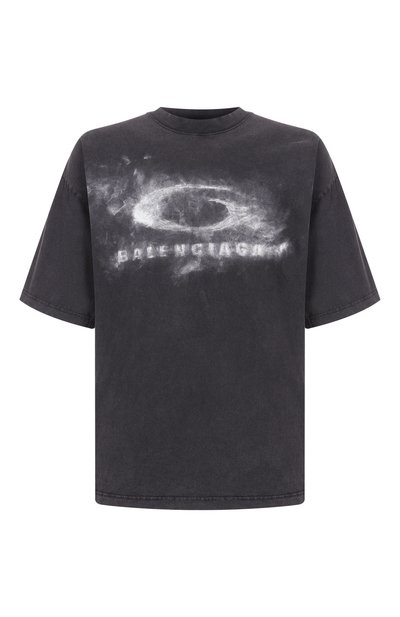Мужская хлопковая футболка BALENCIAGA, арт. 764235/TTVN5