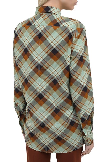 Хлопковая рубашка DRIES VAN NOTEN, арт. 202-10772-1008, фото 4