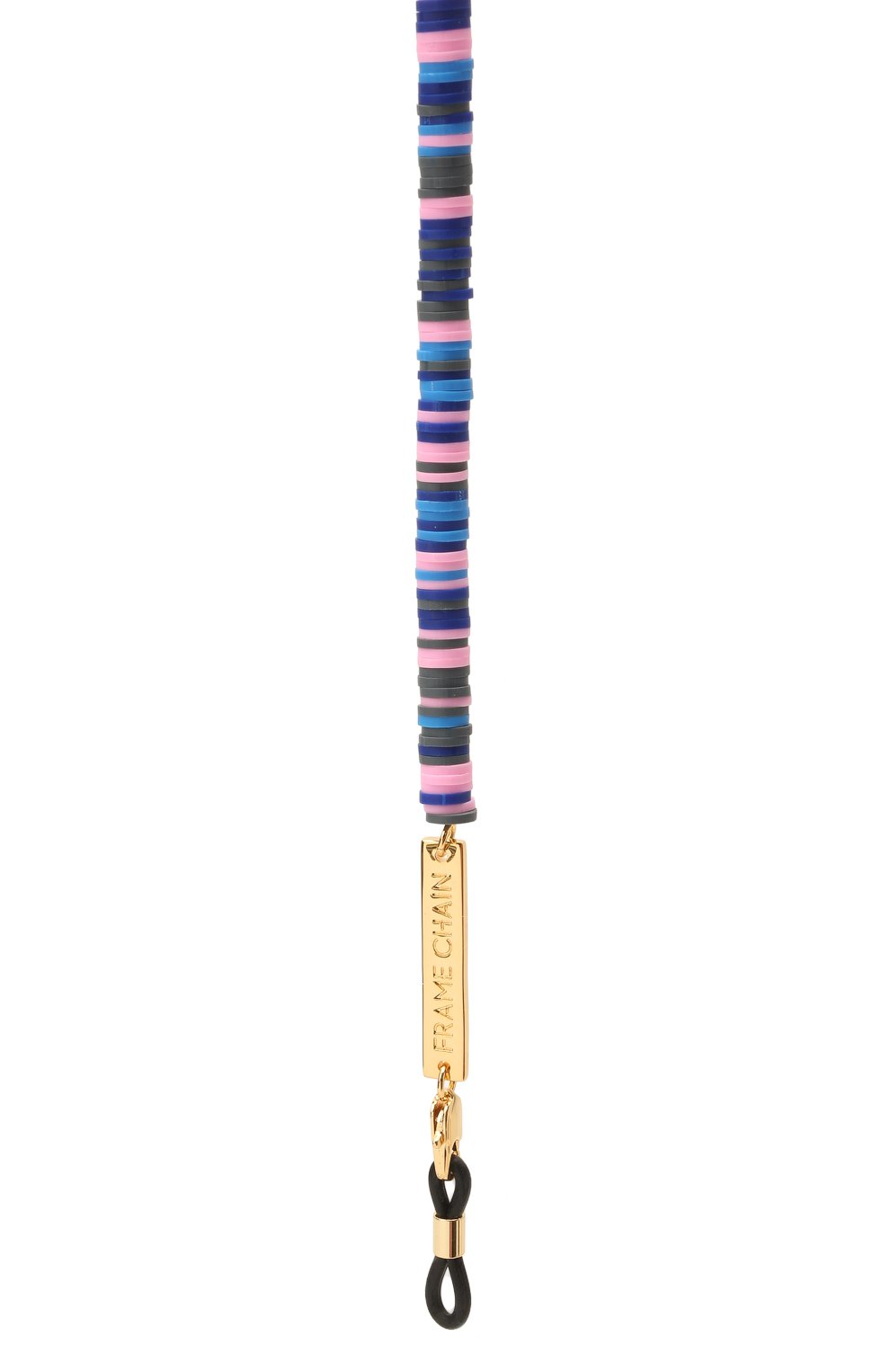 Цепочка для очков FRAME CHAIN, арт. CANDY RAIN BLUE IN YELL0W G0LD, фото 2
