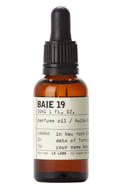 Парфюмированное масло baie 19 (30ml) LE LABO, арт. 842185130208, фото 1