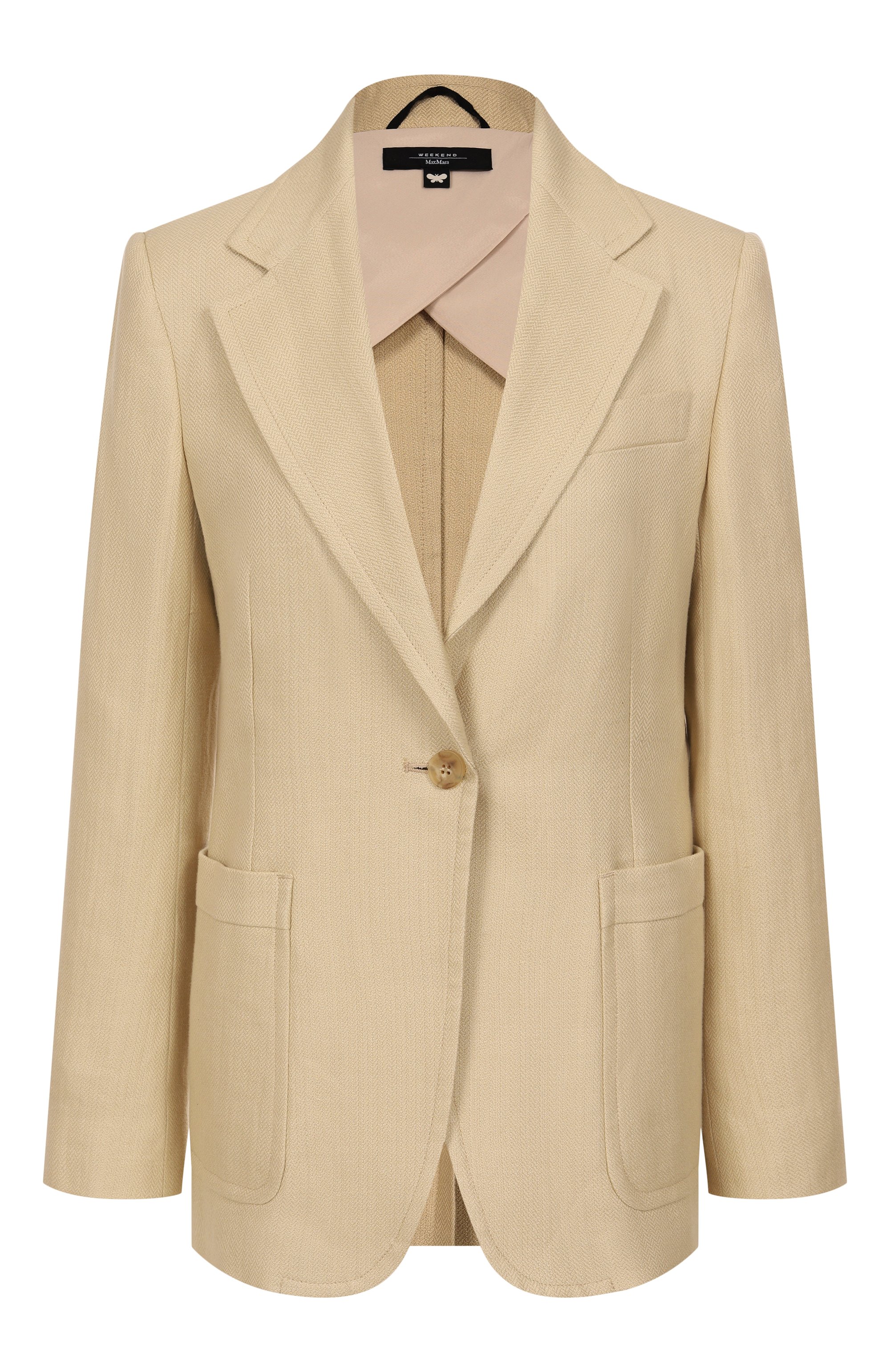 Жакет из хлопка и льна WEEKEND MAX MARA, арт. GALLI, фото 1