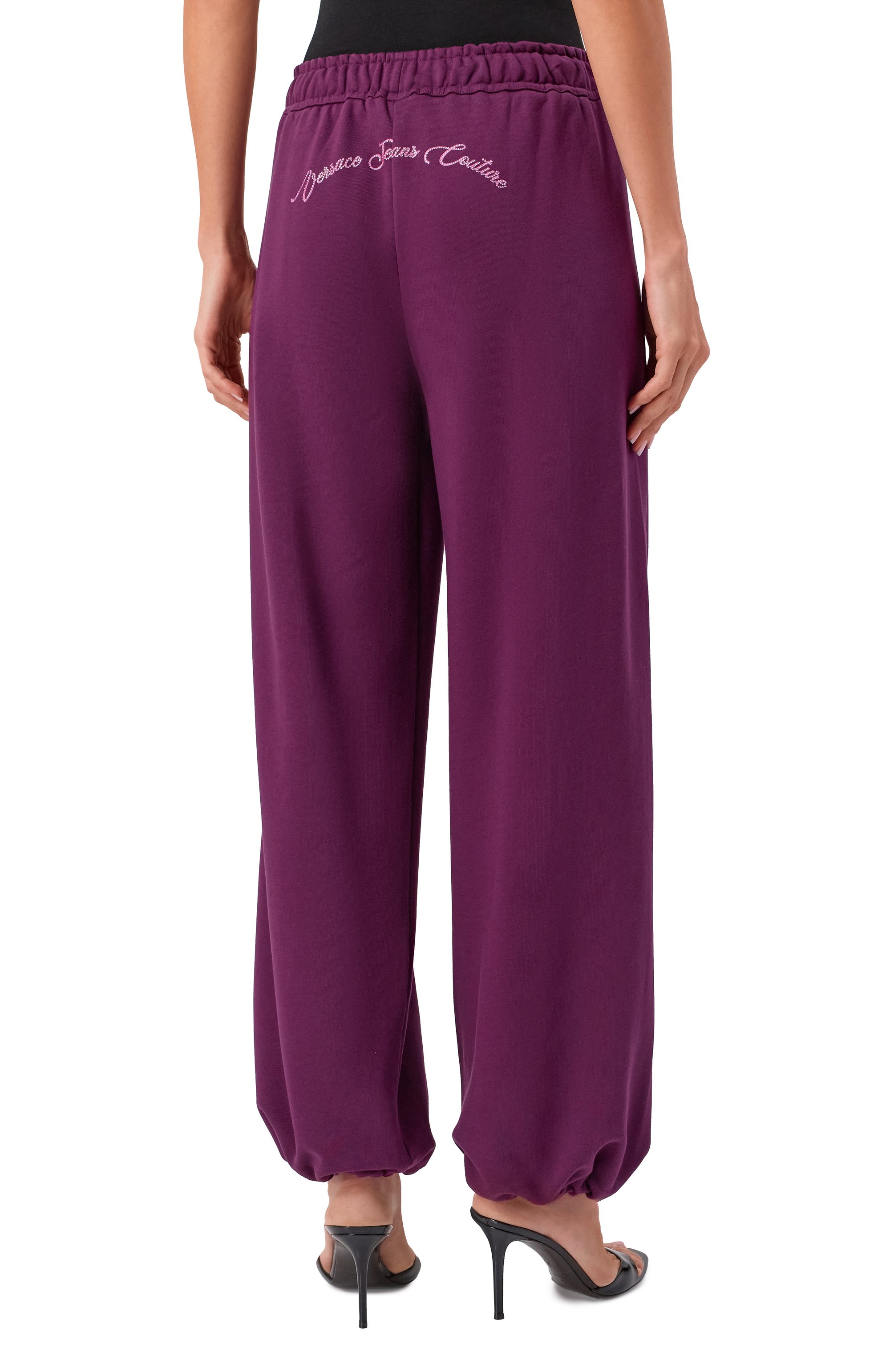 Хлопковые джоггеры VERSACE JEANS COUTURE, арт. 79HAAT05/CF01T, фото 4