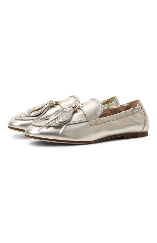 

Кожаные лоферы Tod’s, Золотой