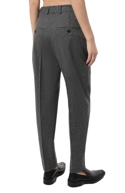 Шерстяные брюки TOTEME, арт. 234-WRTWBM214-FB0024, фото 4