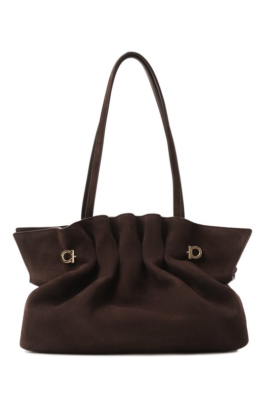 Сумка Soft-bag medium Ferragamo 219960/785573 Коричневый  219960/785573 Фото 6