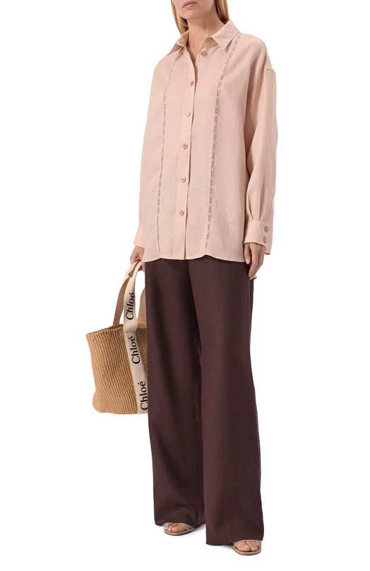 Льняная рубашка MVST M26.CSW.B407/T303 Розовый  M26.CSW.B407/T303 Фото 2