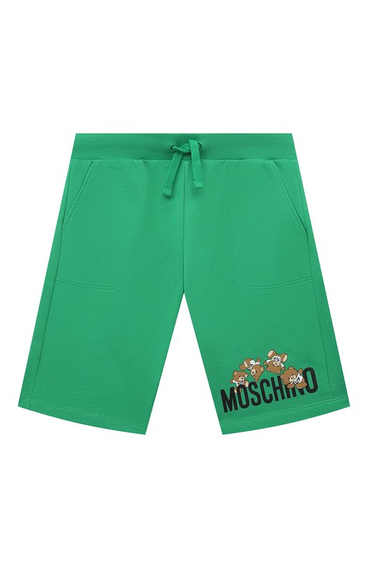

Хлопковые шорты Moschino, Зелёный