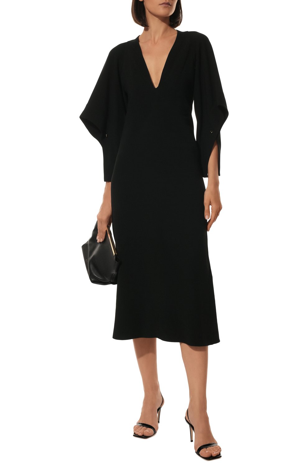 Кожаные босоножки ribbon stiletto 85 GIANVITO ROSSI, арт. G32201.85RIC.VERNER0, фото 2