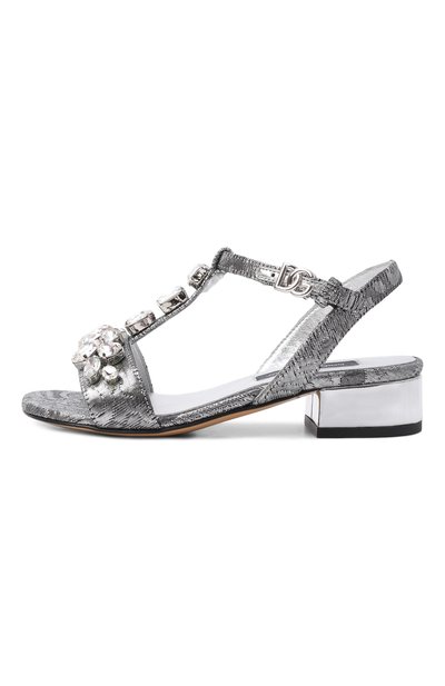 Текстильные босоножки DOLCE & GABBANA, арт. D11370/AS203, фото 2