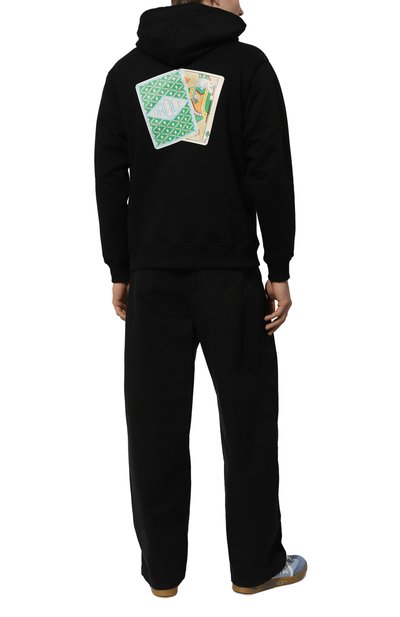 Хлопковое худи DROLE DE MONSIEUR, арт. D-H0156-C0127-BL, фото 2