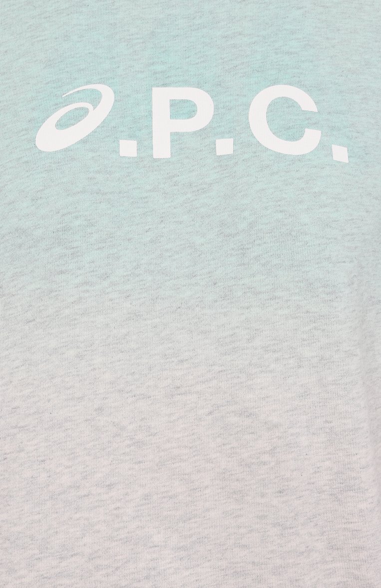 Женский хлопковый свитшот a.p.c. x asics A.P.C. разноцветного цвета, арт. C0EZD-F27957 | Фото 6 (Длина (для топов): Стандартные; Материал внешний: Хлопок; Рукава: Длинные; Автоматизация состава: Проставлено; Автоматизация ТО: Проставлено; Женское Кросс-КТ: Свитшот-одежда; Стили: Спорт-шик; Принт: С принтом)