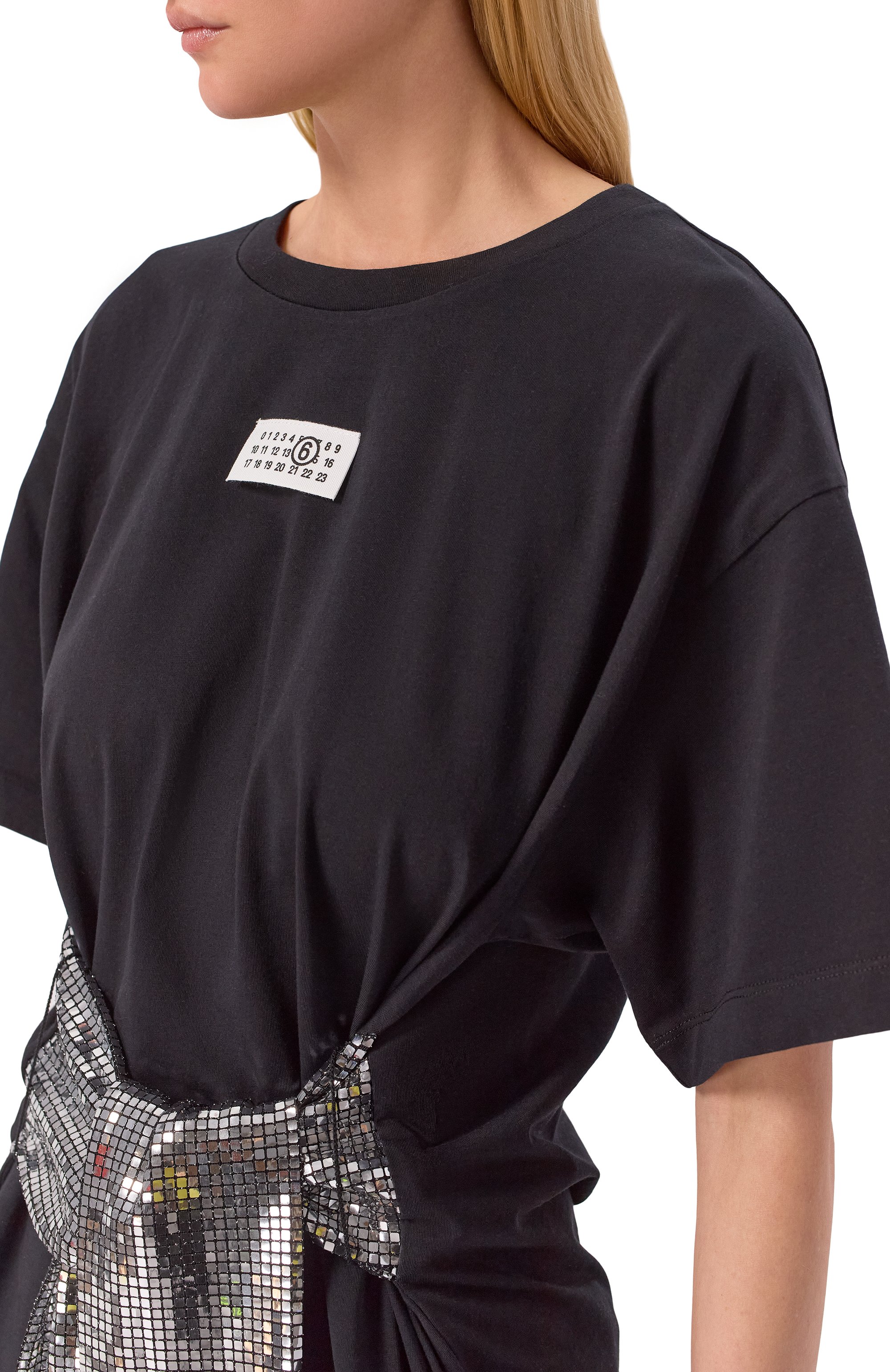 Хлопковая футболка MM6, арт. S52GC0358/M20170, фото 5