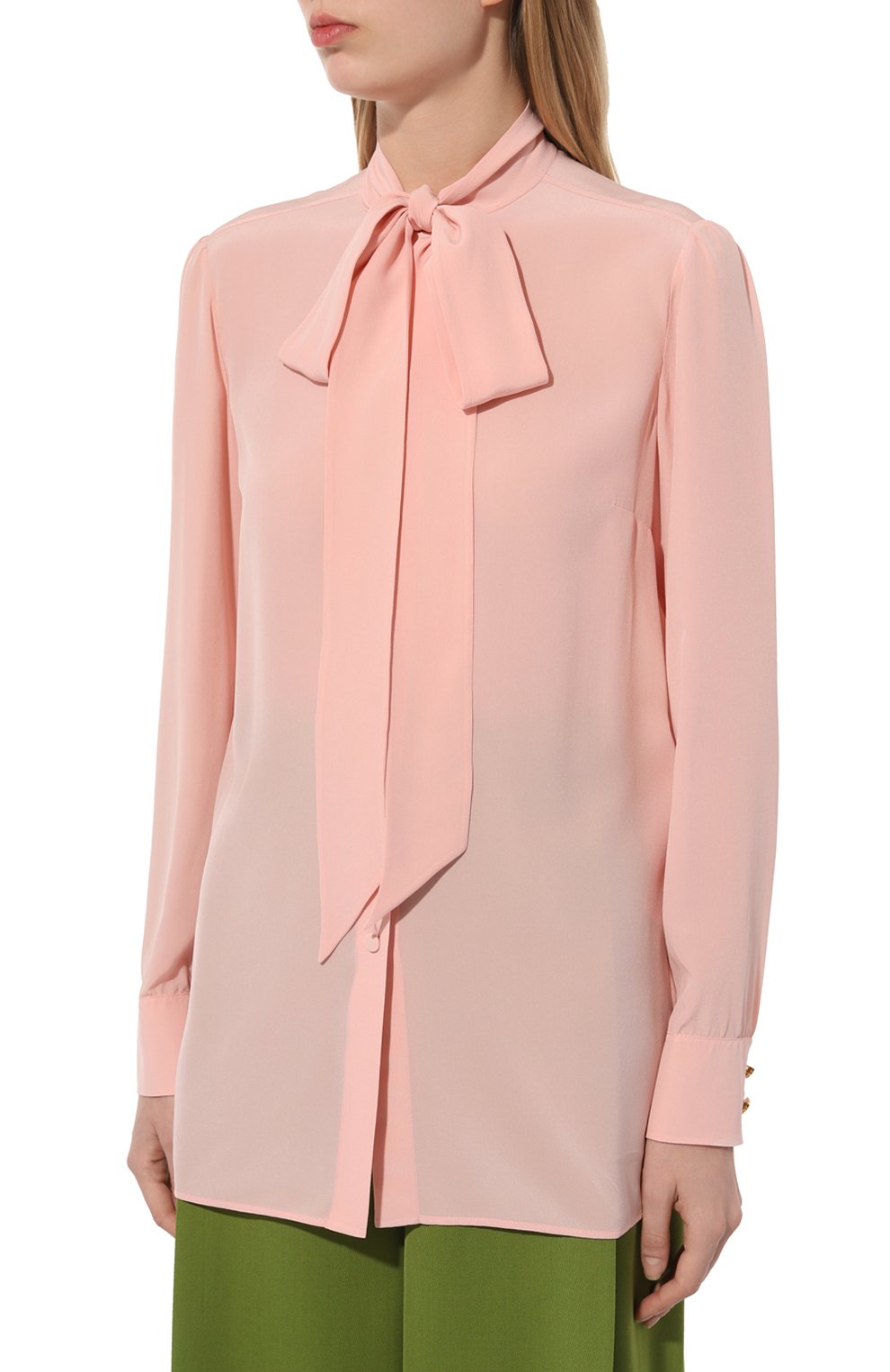 Шелковая блузка GUCCI, арт. 740519/ZAA0G, фото 3