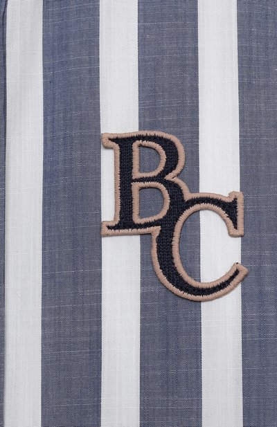 Хлопковая рубашка BRUNELLO CUCINELLI, арт. BW649C370B, фото 3
