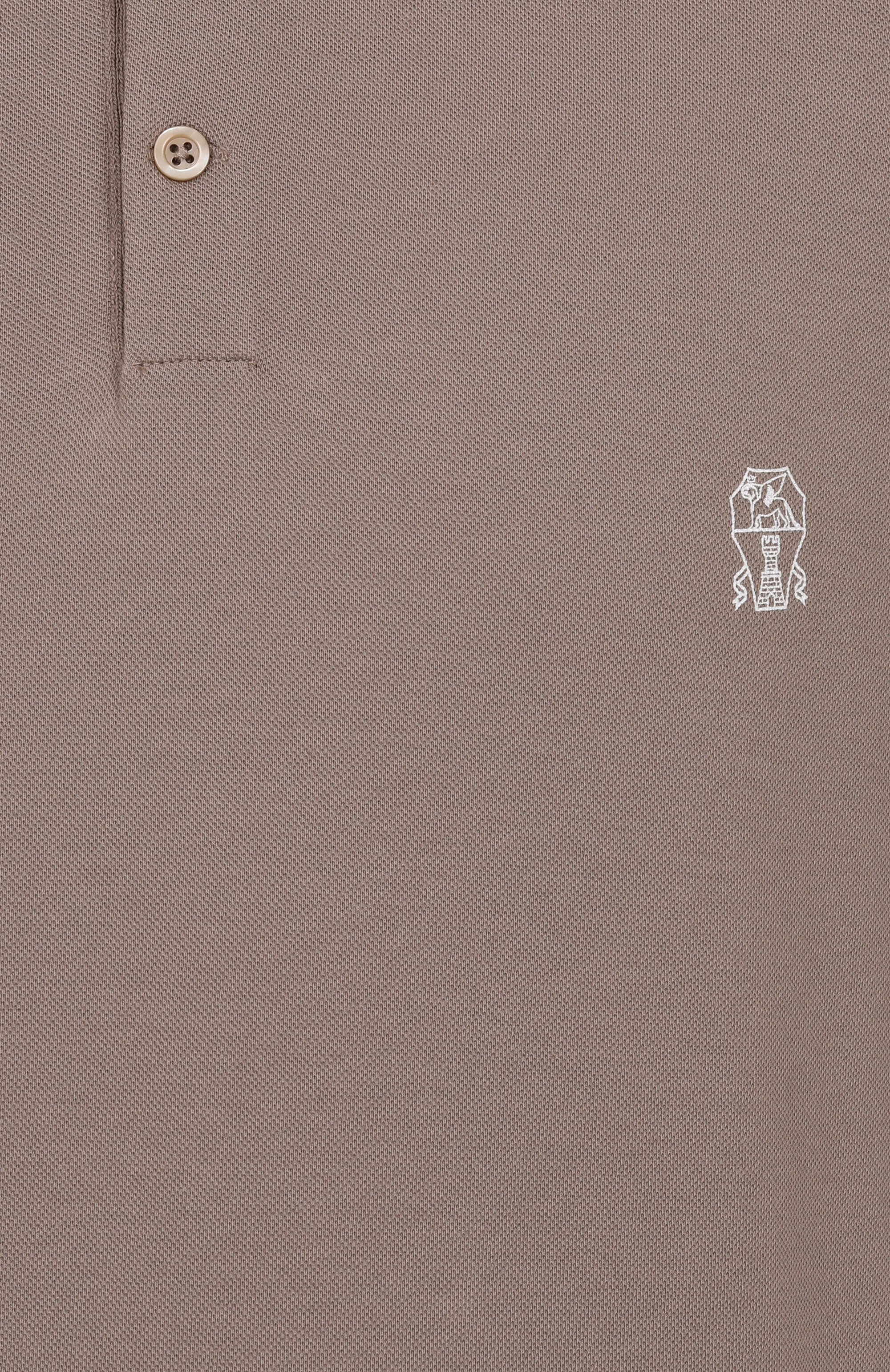 Хлопковое поло BRUNELLO CUCINELLI, арт. ME8548788W, фото 6