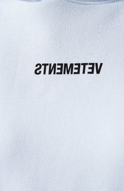 Хлопковое худи VETEMENTS, арт. UAH20TR727/W, фото 5