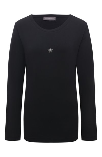 Женская хлопковый лонгслив LORENA ANTONIAZZI, арт. TS10AP/9999