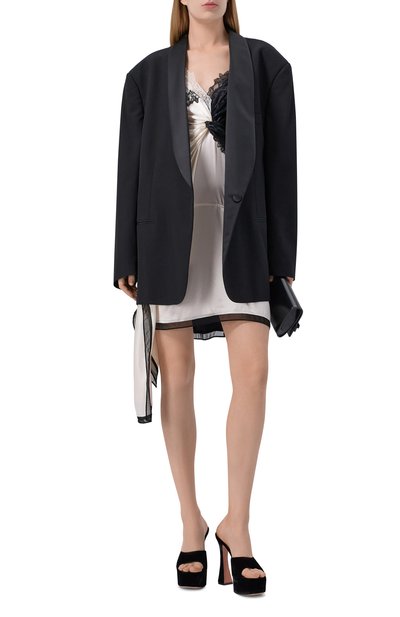 Текстильные мюли dalida plateau AMINA MUADDI, арт. DALIDA PLATEAU/VELVET, фото 3