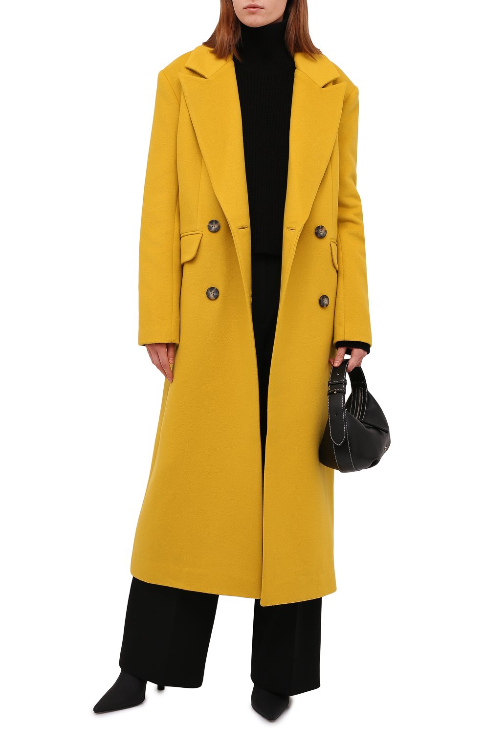 Пальто из шерсти и вискозы LESYANEBO, арт. FW21/H-405/OLZ, фото 2