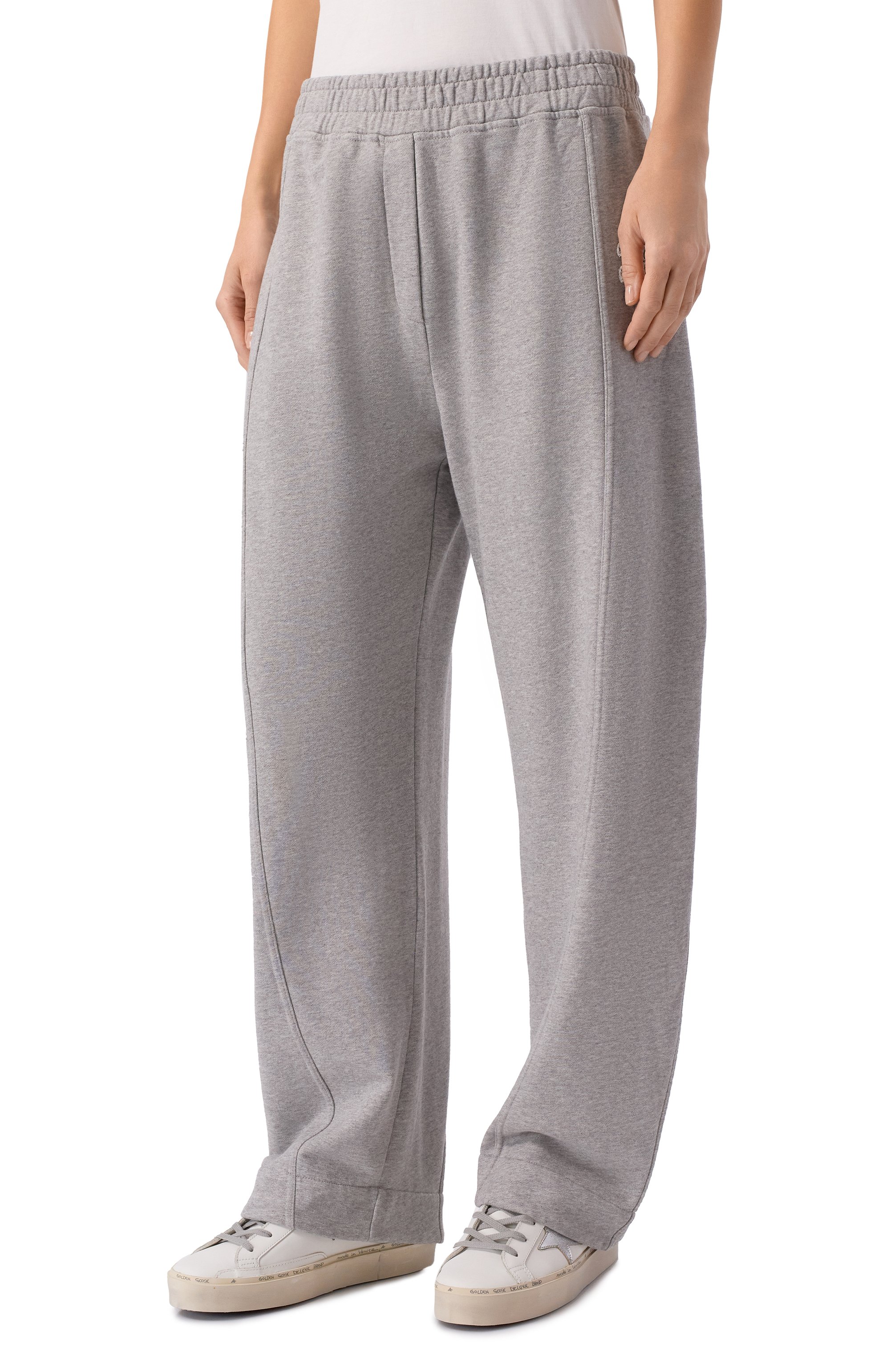 Хлопковые брюки GANNI, арт. A1080058, фото 3