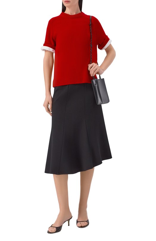 Юбка из вискозы Jil Sander J02MA0365/J20340 Чёрный  J02MA0365/J20340 Фото 2