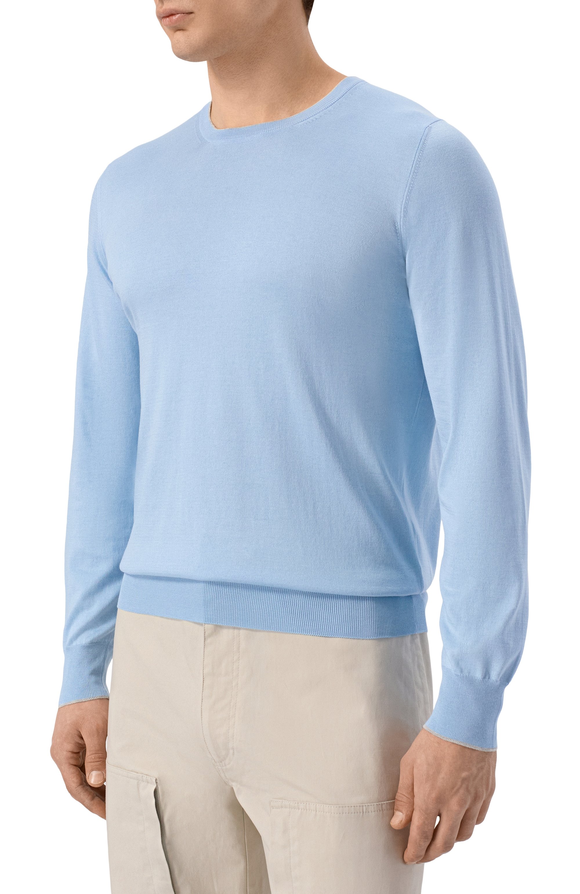 Джемпер из шелка и хлопка GRAN SASSO, арт. 43167/16290, фото 3