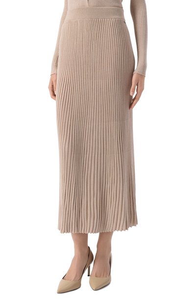 Юбка из шерсти и вискозы KITON, арт. D5872502, фото 3