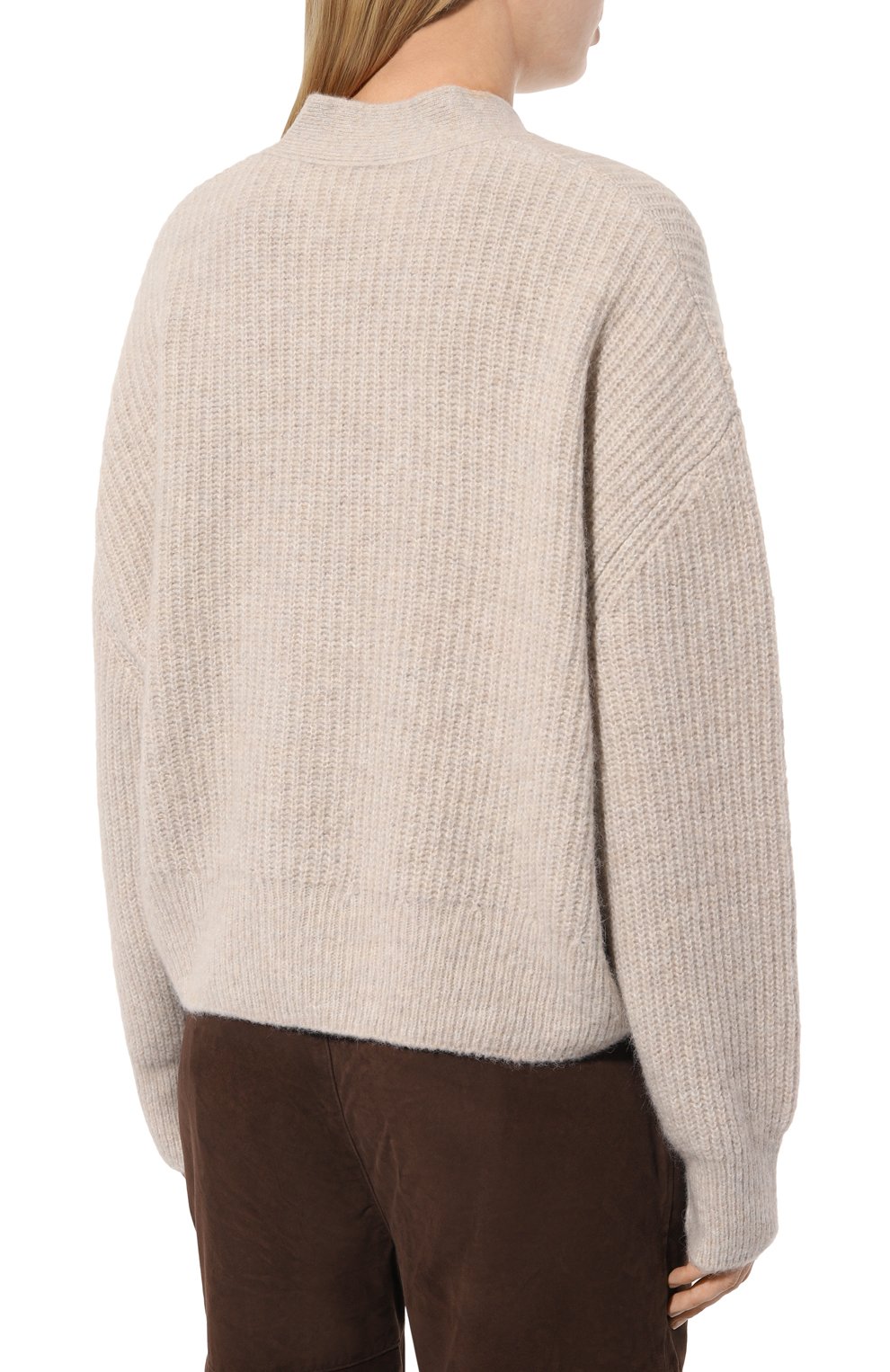 Кардиган CLOSED серого цвета по цене 35150 руб., арт. C96059-98I-22, фото 4 Кардиган CLOSED, арт. C96059-98I-22, фото 4