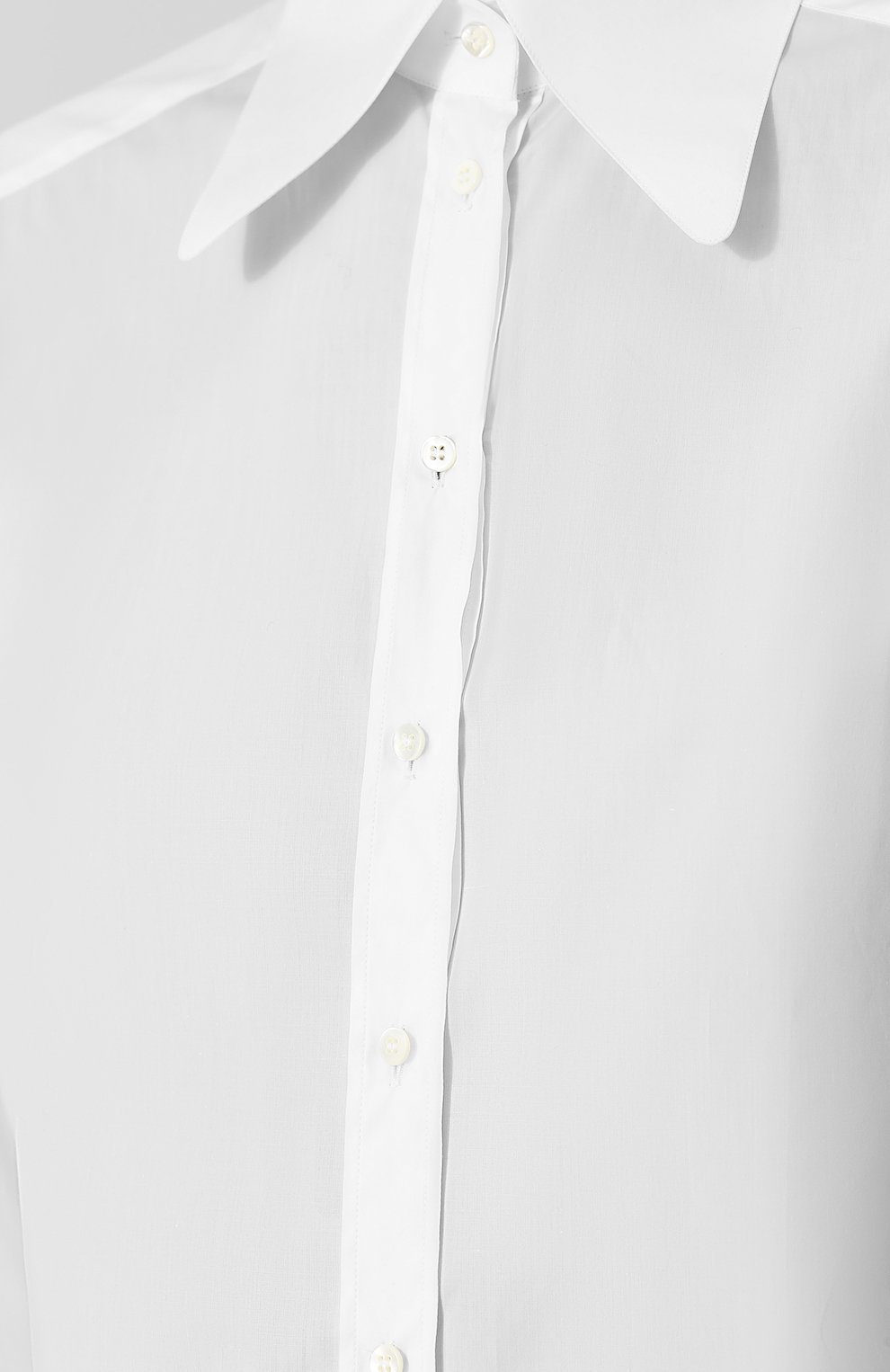 Однотонная хлопковая блуза DOLCE & GABBANA, арт. F5J86T/FU5K9, фото 5